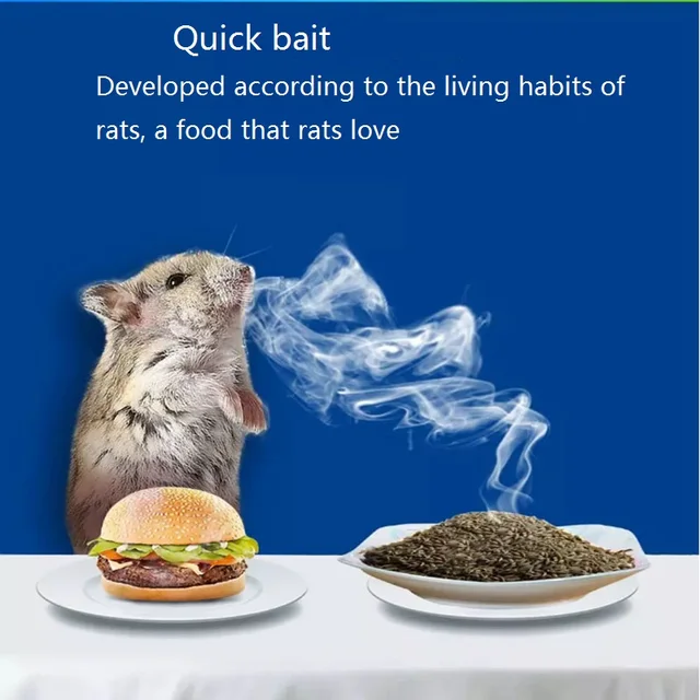 6 Csomag Egér Rágcsáló Csali Patkány Egerek Csapdájának Nagy Hatékonyságú Egerek. - Image 4