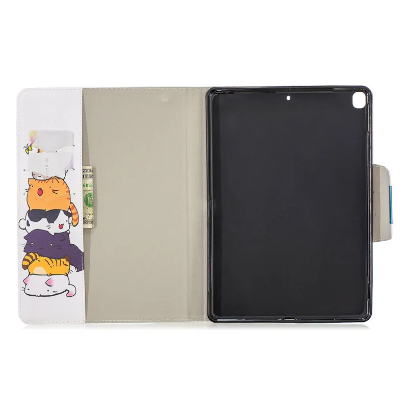 Чехол wekays для нового iPad 10," в виде единорога из мультфильма, кожаный чехол для iPad 10,2 7th поколения A2200 A2198 A2232 крышка чехол