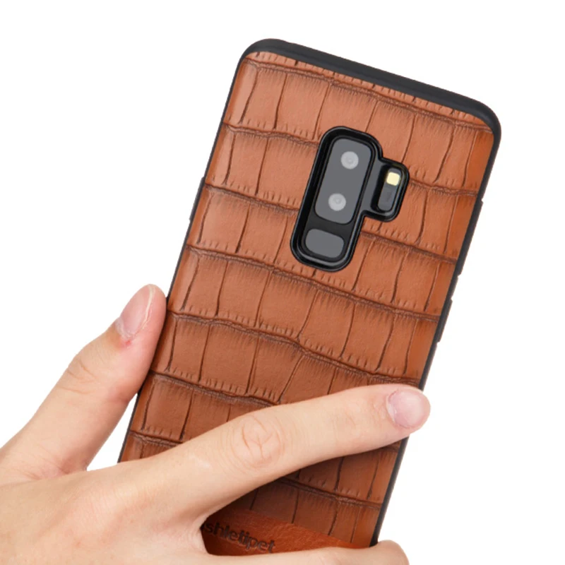 Чехол для телефона чехол s для samsung Galaxy S7 S8 S9 S10 плюс A20 A30 A50 A70 для карт и узором «крокодиловая кожа» для Note 8, 9, 10, A5 A7 A8 J5 J7 чехол