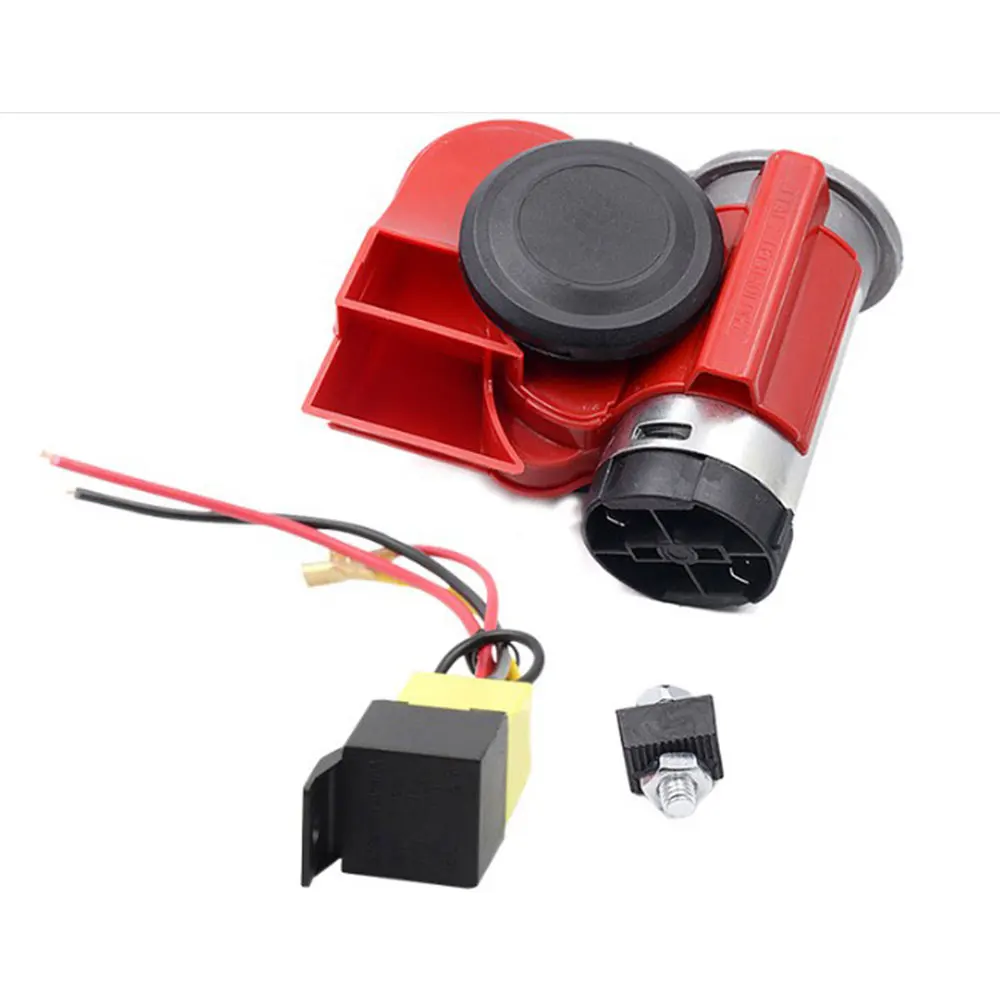 DC12V автомобиль мотоцикл интегрированный Helicoid воздуха Громкий Рог Улитка рог W/релейная розетка
