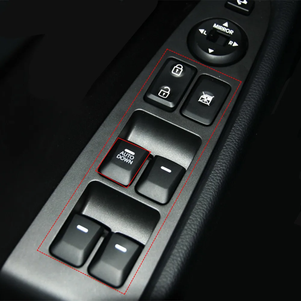 Высокое качество без панели 16 контактов переключатель стеклоподъемника для 2011- Kia Sportage R OEM 93570-3W000 935703W000, автомобильный переключатель с светильник