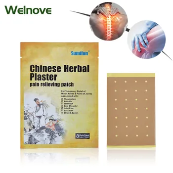 

8/16/40Pcs Pain Relief Patch Strong Penetration Herbal Medical Plaster Arthritic Muscle Back Painkiller Chinese Cervical Sticker