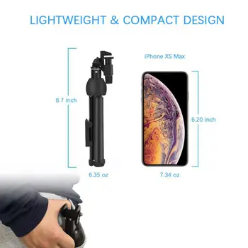 

Wireless Remote And Tripod Stand Portable Selfie Sticks 45-Inch Professional Tripod Extendable Selfie Stick