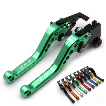 

z900 logo Motorcycle Accessories CNC Adjustable Short Clutch Brake Levers Set For KAWASAKI Z900 2017 2018