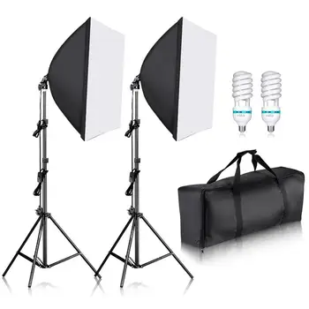 

Neewer 700W Photography Softbox with E27 Socket Light Lighting Kit for Photo Studio Portraits,Photography and Video Shooting