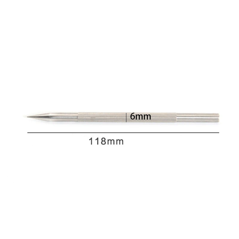 Leather Carving Printing Wiper Glue Stick Stainless Steel Leather Art Tool Paint Stylus Line Pen Leathercraft Tools