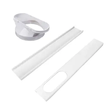 

3/4PCS Window Adaptor Connector Exhaust Hose Slide Plate for Air Conditioner Kit 11UA