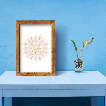 

24pcs/set Mandala Drawing Template Stencil Wall Painting Embossing Scrapbooking M17F