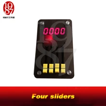 Ползунки реквизит для побега реквизит для комнаты Отрегулируйте все 4 ползунка в нужное положение, чтобы разблокировать показать цифры в реальной жизни игры takagism jxkj1987