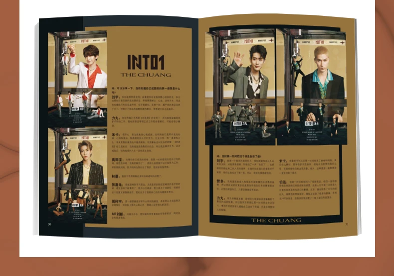 New INTO1 Times Film（Welcome To INTO1's Wonderland ） Magazine Painting Album Book Figure Photo Album Bookmark Gift