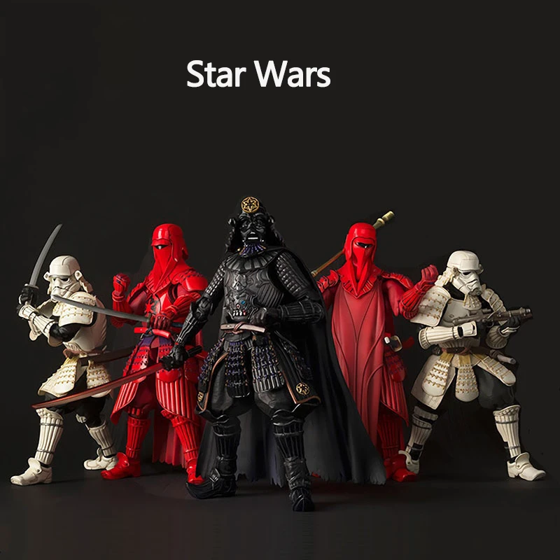 

Star Wars Bounty Hunter Figma Spider Manboba Fett Darth Vader Darth Maul Sith Samurai Imperial Stormtroope Soldier Model Kid Toy