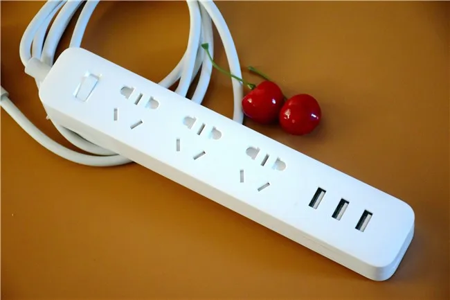 Xiaomi power strip power Strip Outlet XMCXB01QM Быстрая зарядка 3 USB разъем коммутационная панель Out 250V 10A 2500W 1,8 M длина