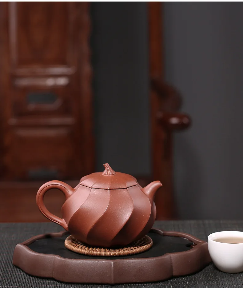 Teapot Yixing Zisha Clay Chinese Handmade Tea Pot Gongfu Tea Set 325ml High Quality New Design Safe Packaging With Gift Box