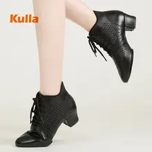 Dance Boots Women 2021 Jazz Modern Latin Tango Soft Bottom Autumn Winter Sailor Ladies Square Dancing Shoe Sports Boot High Heel