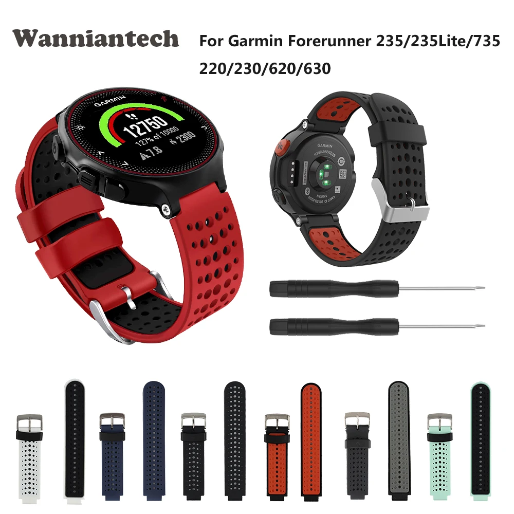 

Wristband for Garmin Forerunner 235 Band Accessory with Tools for Forerunner 235 Lite/220/230/620/630 for Forerunner 735xt Strap