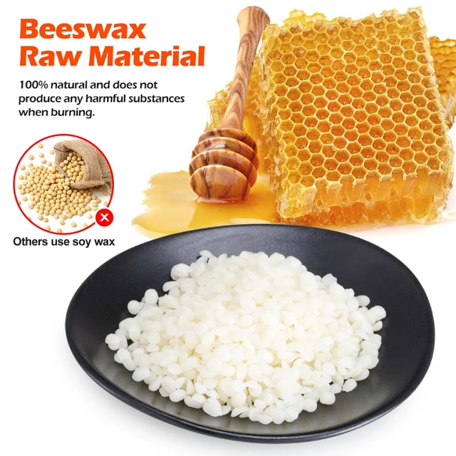 White Beeswax Pure Beeswax Yellow Beeswax Lace Candle Flower Paper Bow  Aromatherapy Mould Convenient and Durable Candle Making