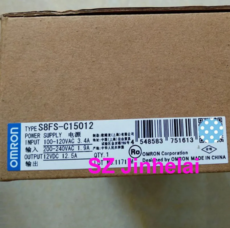 OMRON S8FS-C15012 аутентичный импульсный источник питания 150 Вт 12VDC 12.5A