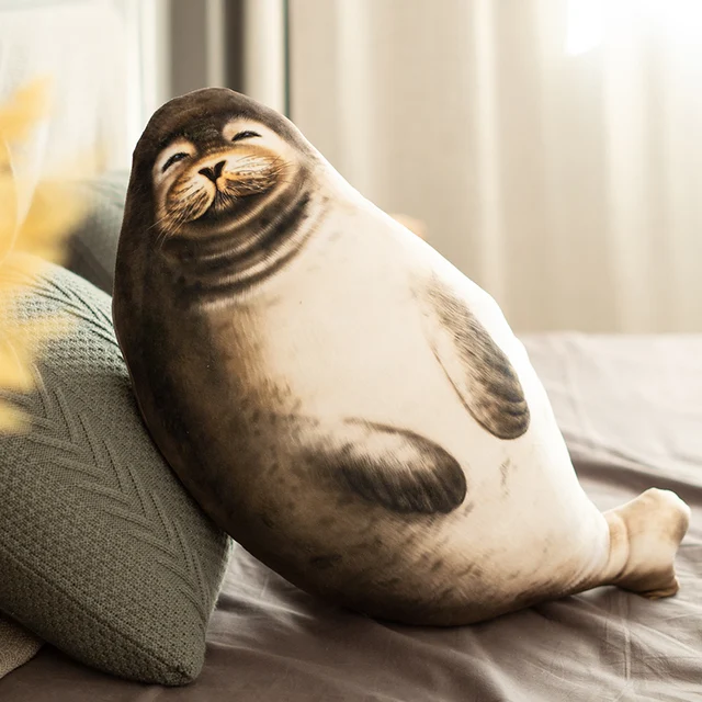 Round Seal Plush | Fat Seal Plush | Seal Pillow | Stuffed Plush Animals -  2023 New Cute - Aliexpress