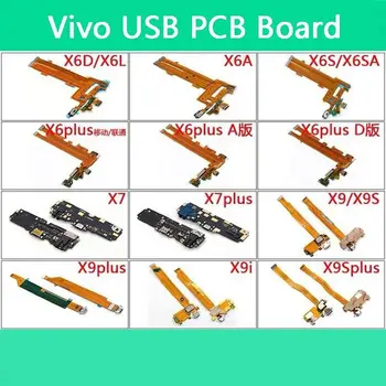 

(5piece) VIVO X6D X6SA X6PLUS X7 X7P X9S X9P X9i X9SP USB Charging Flex Cable MIC Headphone Jack Motherboard Vibrating Motor FPC