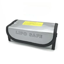 

Lipo Safe Bag RC Battery Safety Guard Fireproof 185x75x60mm Portable Double Layer Charging Sack Protect Carry Bags
