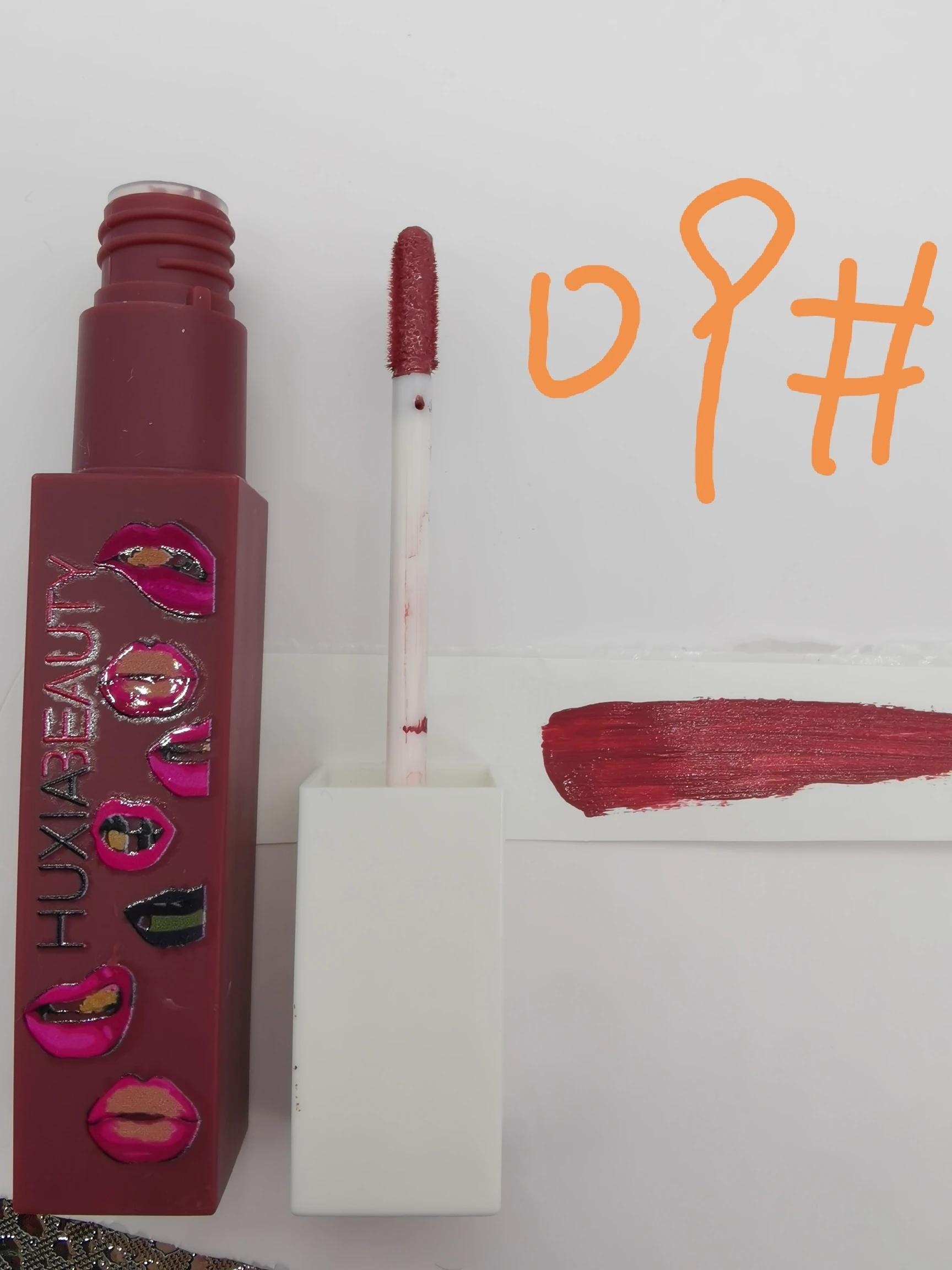09 Huxiabeauty помада шоколадный аромат макияж caja de labiales матовый bissu maquillaje cosmeticos - Цвет: 09