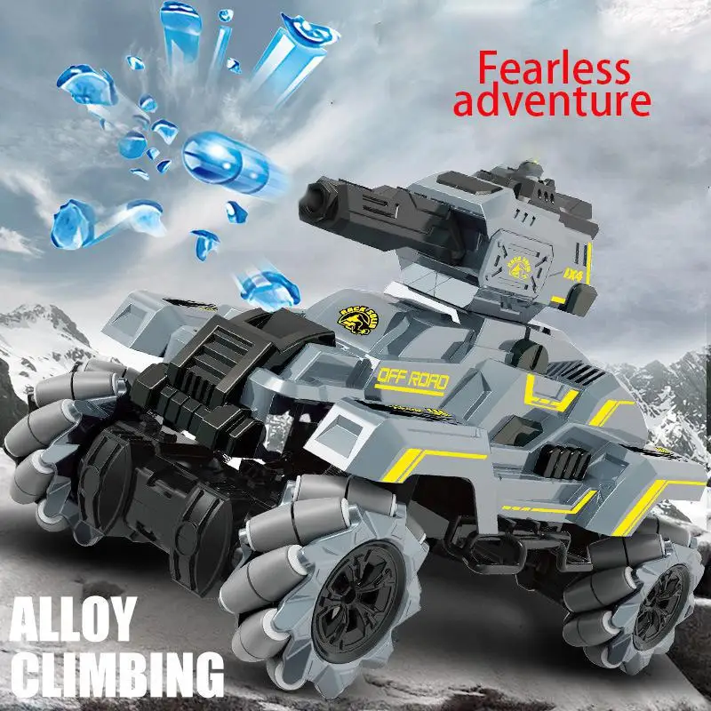 

Remote Charging Tank Car Can Fire Water Bombs High Speed Climbing Car Model Children's Drifting Toy Car Gifts For Children