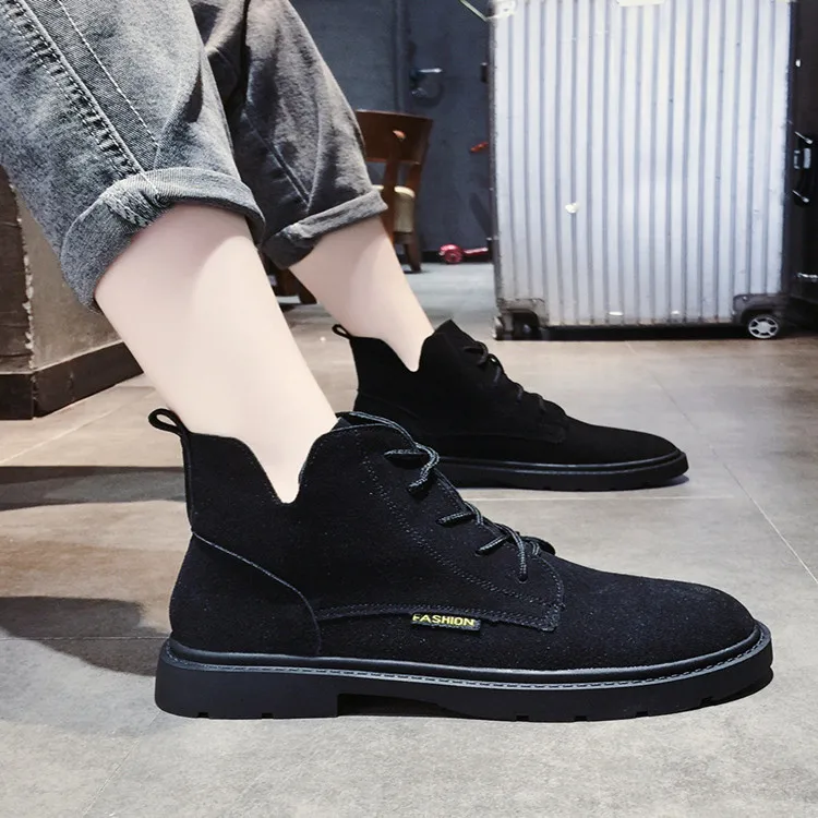

Handsome Martin Boots Women's Autumn Single British-Style 2019 New Style Autumn Students Korean-style Versatile Short Boots Wome