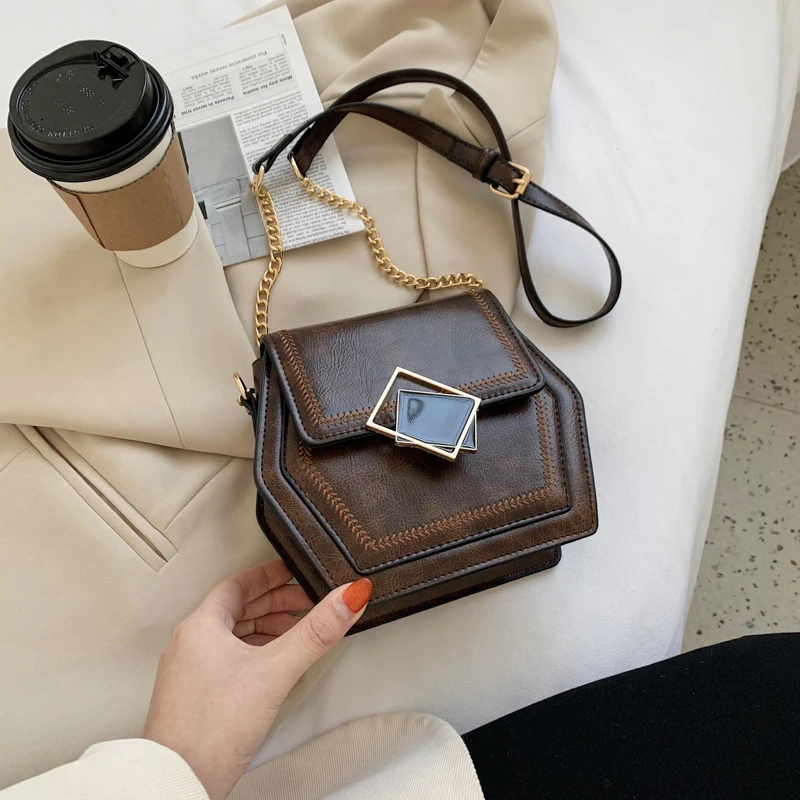 

Fashion chain bag 2020 winter new small bag lady shoulder bag casual messenger bag mini mobile phone bag lady bag