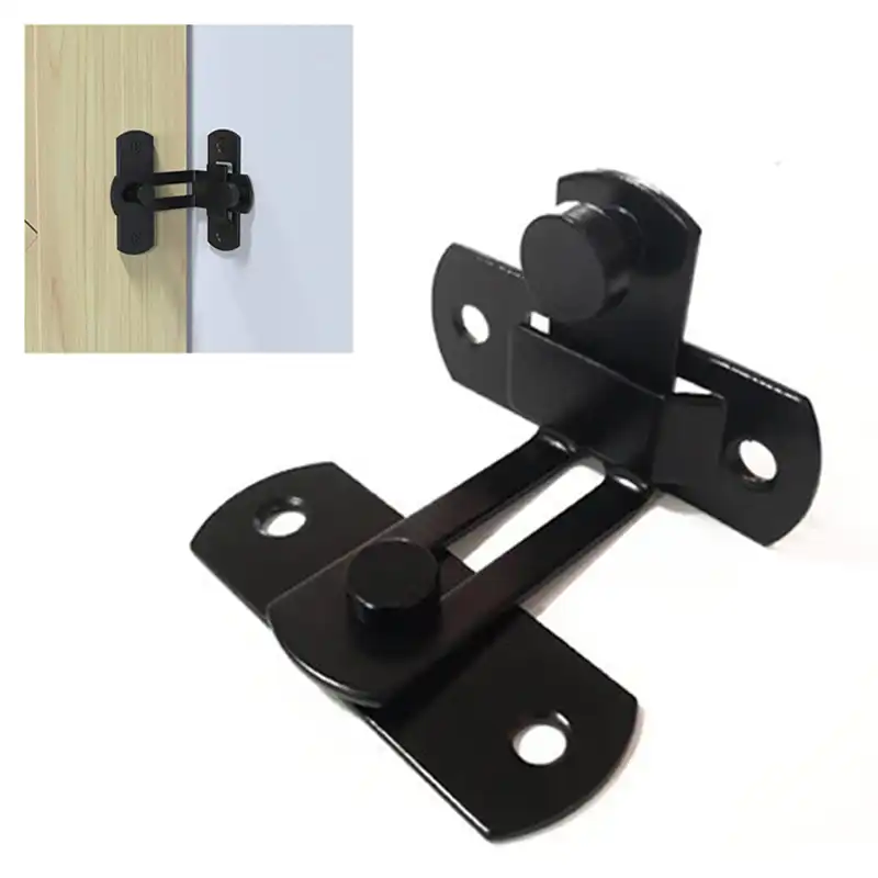 Barn Door Cast Metal Hook Latch Lock Texture Country Rustic