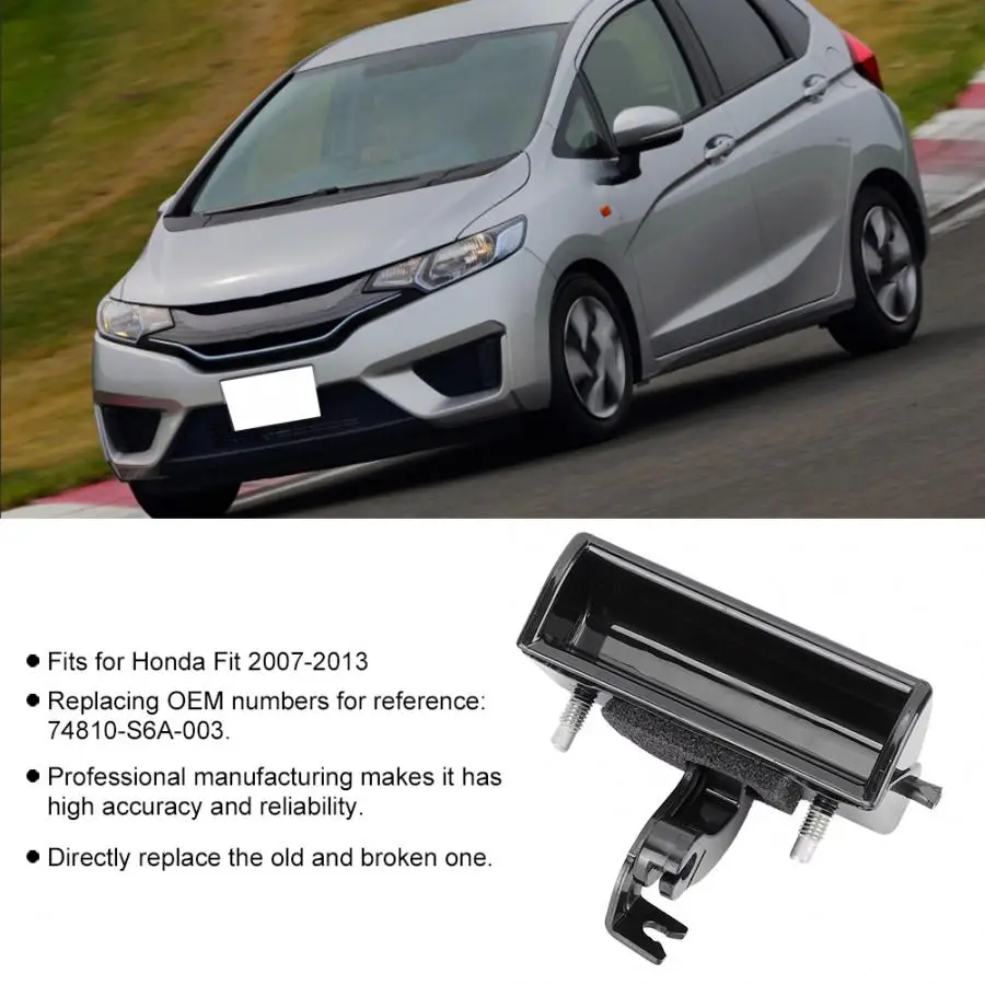 Задний подъемный люк багажника Ручка 74810-S6A-003 подходит для Honda 2007 2008 2009 2010 2011 2012 2013