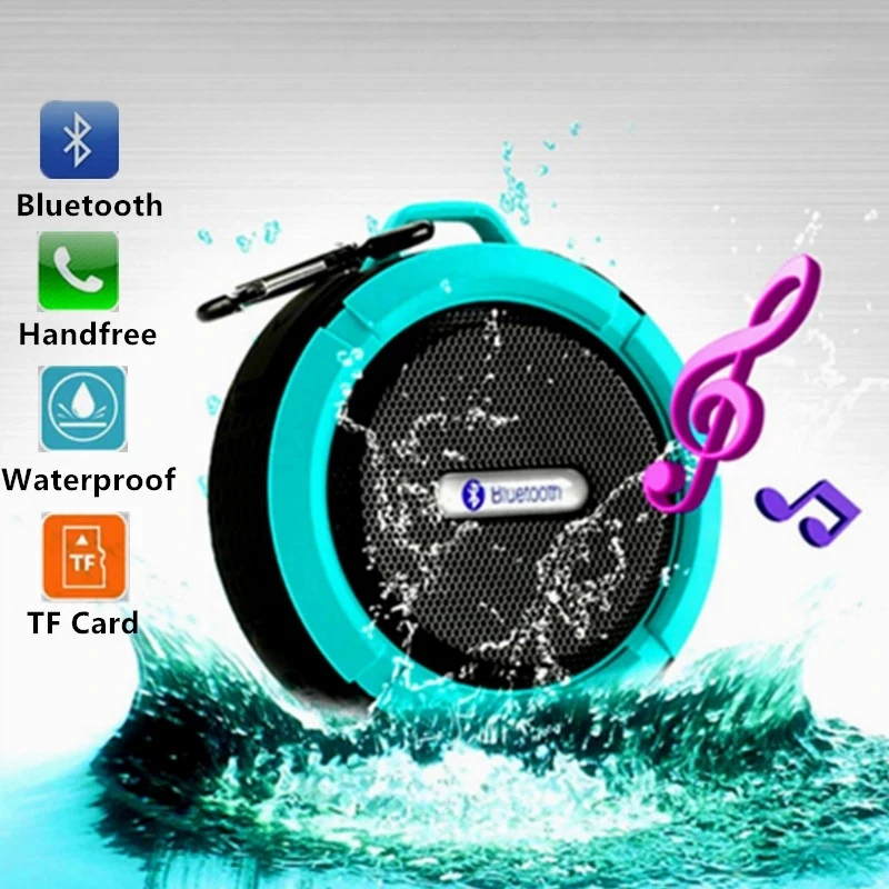 Bluetooth-динамик пластиковый портативный спортивный беспроводной с функцией