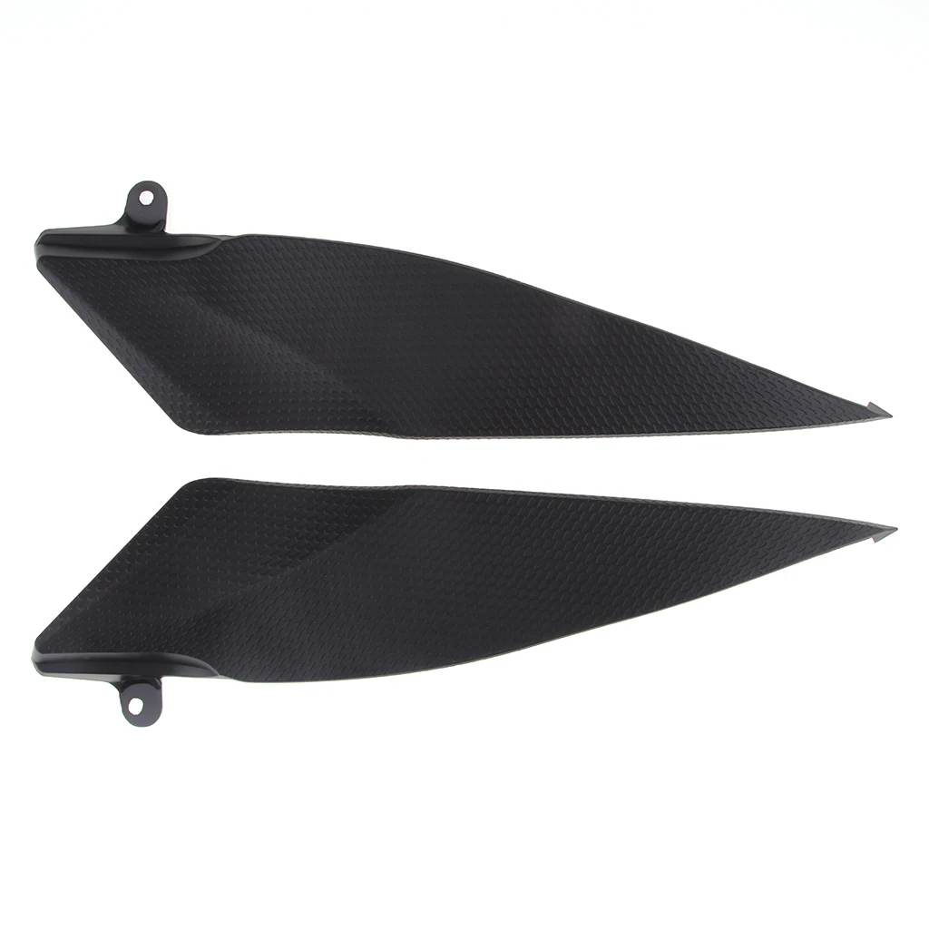 2 pieces Black Tank Side Cover Panel FAIRING Trim Cowl For YAMAHA YZF R1 2007 2008