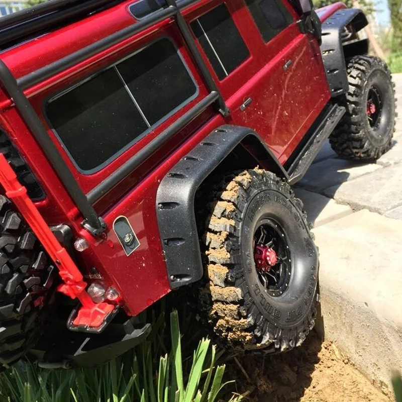 4 шт. алюминиевый сплав Замена 1,9 Beadlock Профессиональный RC Гусеничный концентратор круглый обод колеса для TRX4 аксессуары игрушки