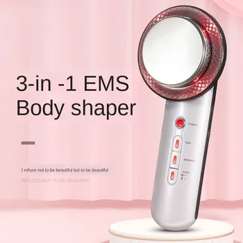 

3 in 1 EMS Infrared Ultrasonic Body Massager Device Ultrasound Slimming Fat Burner Cavitation Face Lifting Tool Beauty Machine