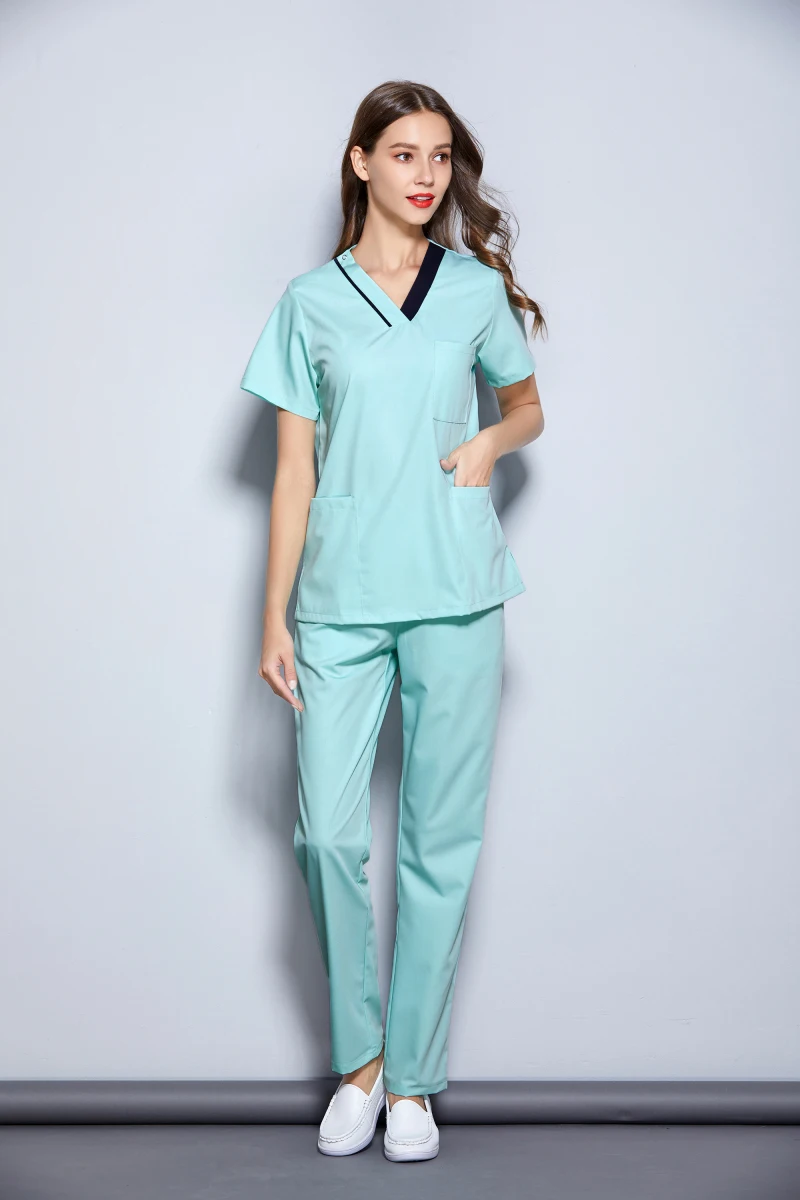 Модный дизайн красочный женский костюм медика набор спа-салон медицинская форма стоматологическая клиника униформа медсестры