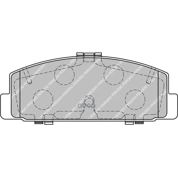 Колодки Тормозные Mazda 6 02/323 96/626 9202(С Установ.Пруж.) Задние Ferodo Fdb1721 Ferodo арт. FDB1721