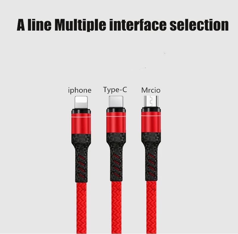 Тип Мода 3а зарядное устройство данных USB быстрая зарядка быстрая Синхронизация данных для тип-c IOS iPhone Android микро USB смартфон провод шнур