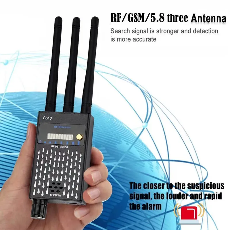 1-8000 МГц детектор антенны Анти-шпион RF CDMA сигнала для телефона GPS-трекер