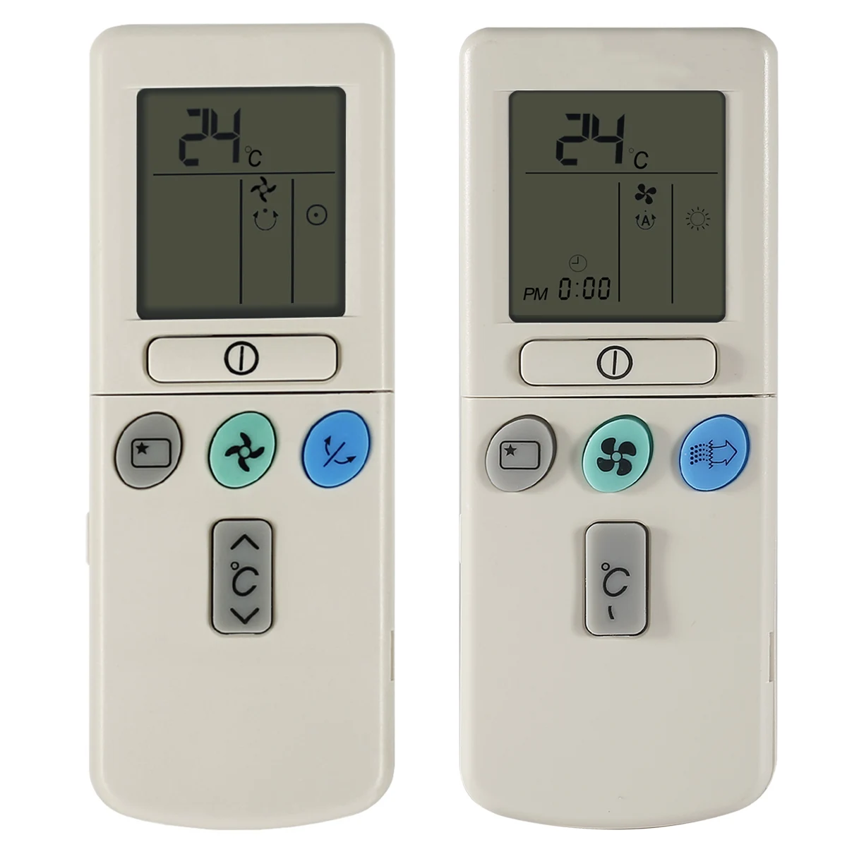 DERCLIVE Telecomando per condizionatore d/'aria di raffreddamento per Hitachi RAR-2A1 RAR-52P1 RAR-2SP1 RAR-3U4 RAR-2P2