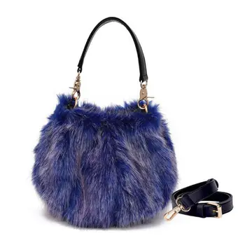 

Women Ladies Faux Fur Crossbody Shoulder Bag Handbag Tote Purse Satchel