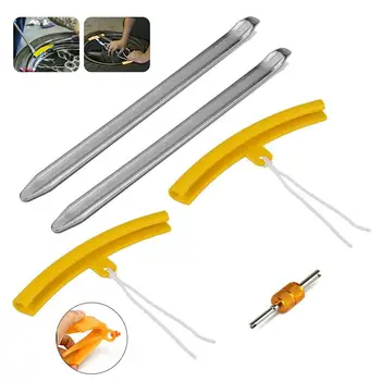 

Motorcycle Tire Iron Changer Lever Tool Wheel Rim Protector Valve Tool 12" 7.5" Tyre Remover Levers Spoon Fix Tool
