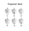 Unisex Stainless Steel Pet,Dog/Cat Jewelry Paw Print Cremation Jewelry Ashes Holder Pet Memorial Urn Necklace For Memory 5