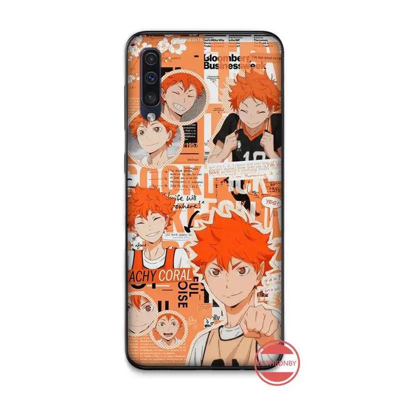 Haikyuu волейбольный аниме чехол для телефона Samsung Galaxy A 3 6 7 8 10 21 01 11 31 91 10S 20S 30S 50S PLUS