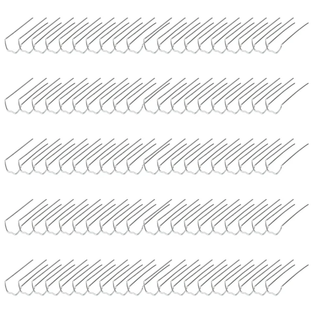 100Db 1,7 "U-Alakú Zöldítőcsapok Virágpáfrány Csapok Tárolódoboztal A Polisztirofoam Szalma Koszorú Ünnepi Kézműves Projekthez - Image 6