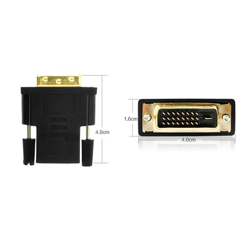 Адаптер HDMI DVI 24 + 1 с поддержкой 1080P для HD ТВ проектора приставки монитора ПК