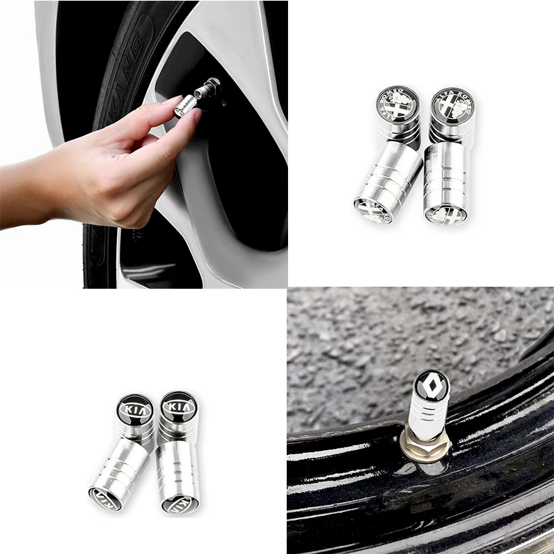 

4pcs Car Badge Tire Valve Cap Tire Air Plugs Holster For Mercedes Benz CLA CLS GLA GLE GLK GLC W204 W205 W203 W213 Car Styling