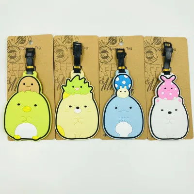 IVYYE Sumikko gurashi ролевые аниме аксессуары для путешествий багажная бирка на чемодан ID адрес портативные бирки багажные этикетки подарок новинка