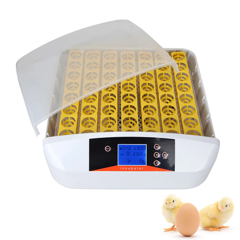 

Automatic Egg Incubator 56 Chicken eggs Incubators bird goose duck LED display Temperature Control
