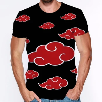 

Men Women Anime Naruto 3D Print T Shirt Harajuku Summer Tee Tops Unisex Round Neck Sasuke Tshirt Streetwear Kakashi T-shirt