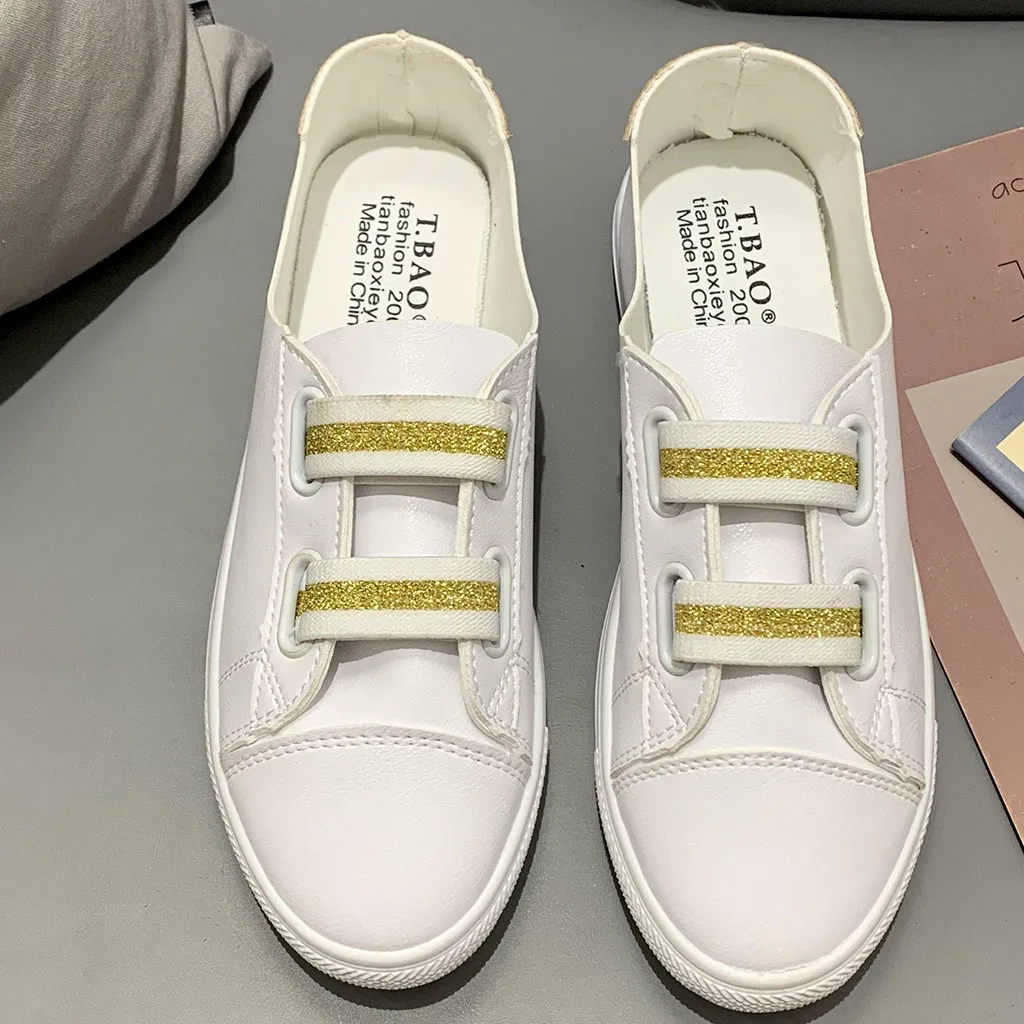 Новинка; модная женская обувь; летняя дышащая повседневная спортивная обувь на плоской подошве с круглым носком; женские кроссовки; маленькие белые туфли; Лидер продаж; A30724